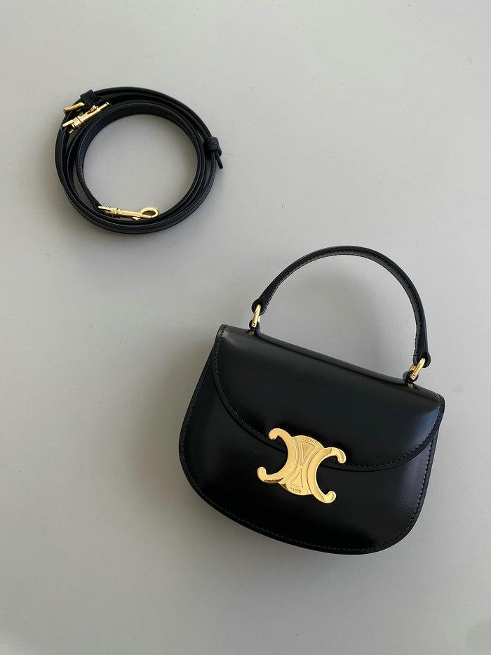 Celine Mini Besace Triomph Bag Black C35022