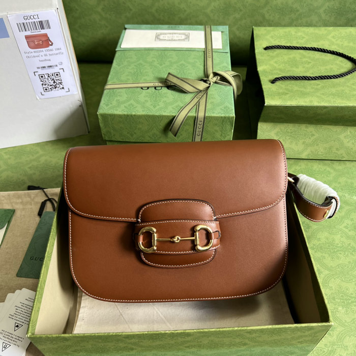 Gucci Horsebit 1955 shoulder bag Brown 700457