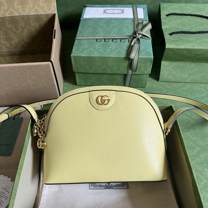 Gucci Ophidia Small Shoulder Bag Yellow 499621