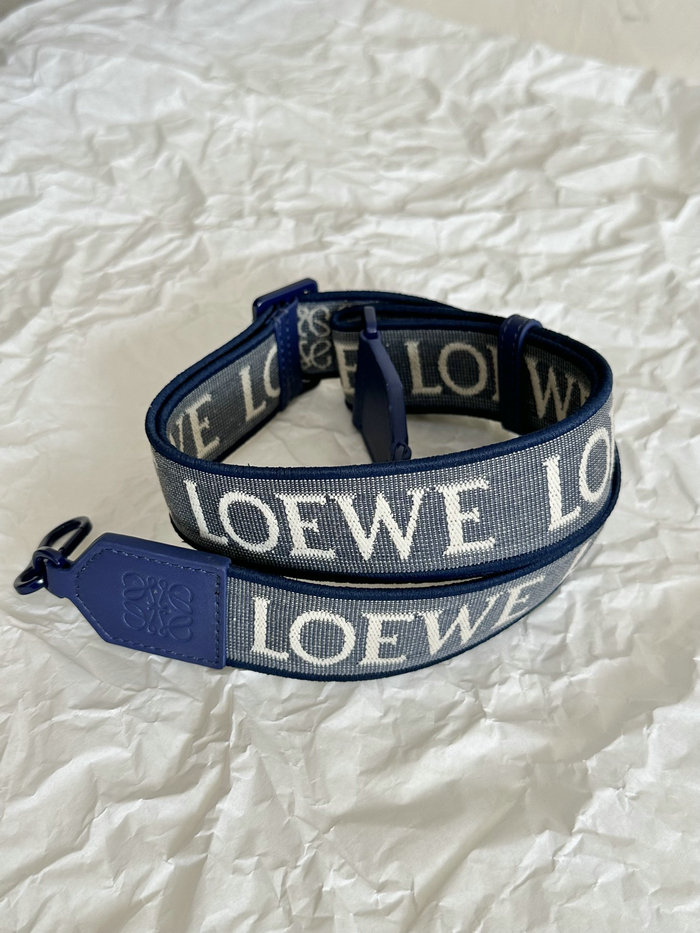 Loewe Small Puzzle Edge Leather Bag Blue L02231