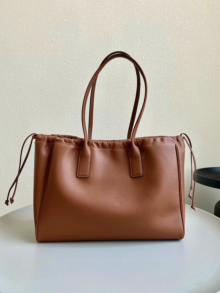 Celine Cabas Drawstring Cuir Triomphe Tan CL35307