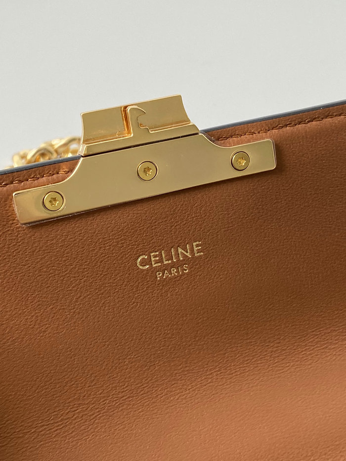 Celine Chain Triomphe Canvas Shoulder Bag C35027
