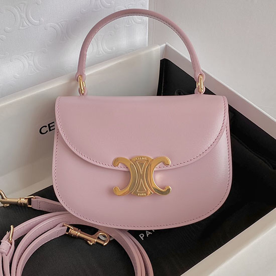 Celine Mini Besace Triomph Bag Pink C35022