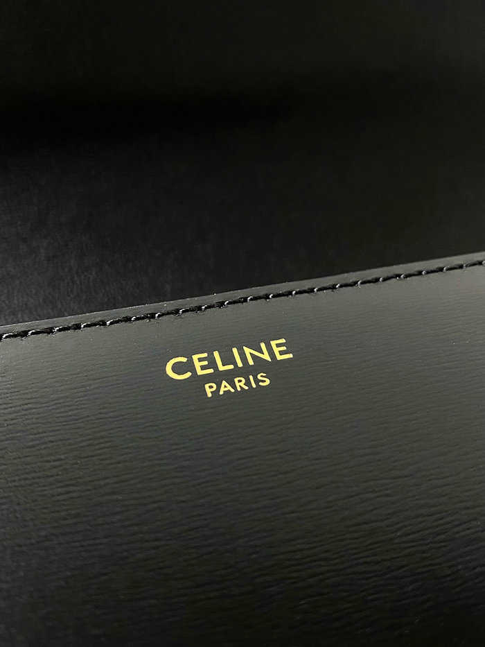 Celine Triomphe Shoulder Bag Black C35029
