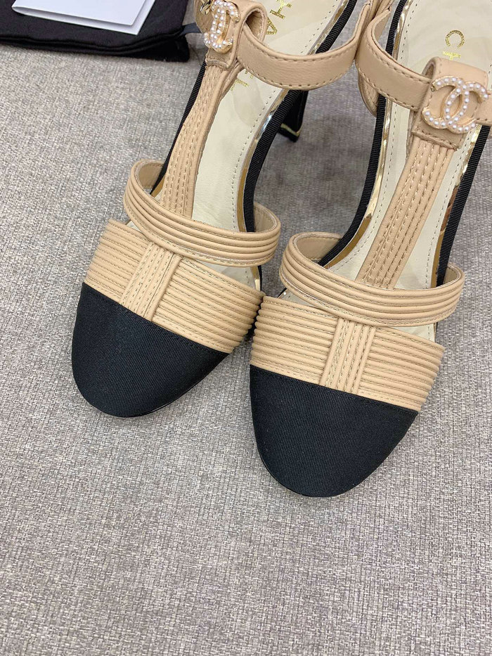Chanel Sandals Beige CS03185
