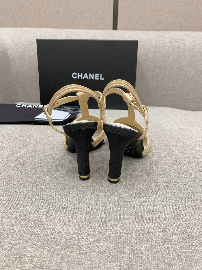 Chanel Sandals Beige CS03185