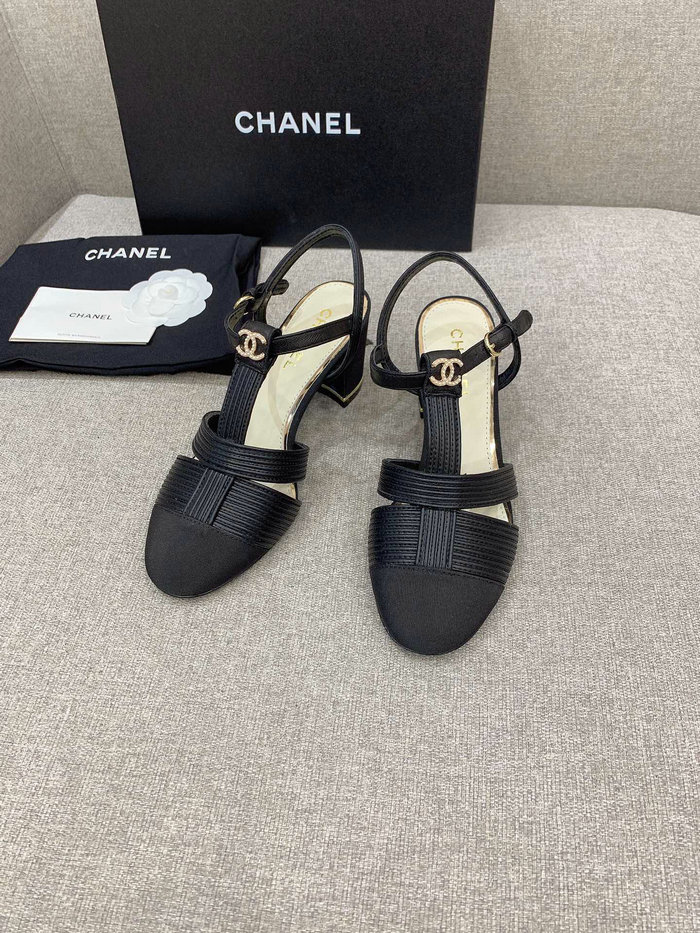 Chanel Sandals Black CS03184