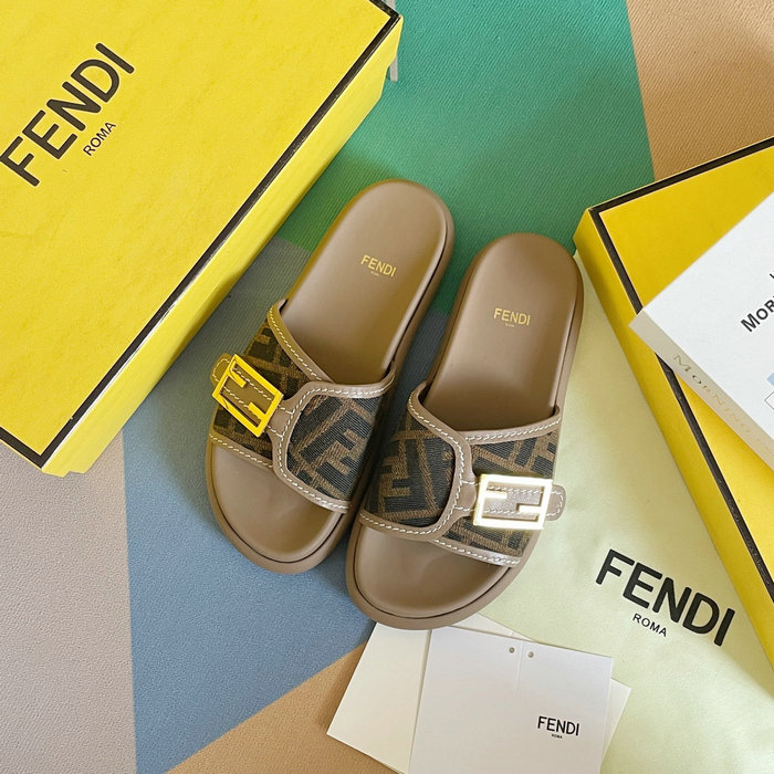 Fendi Feel fabric slides FS03172