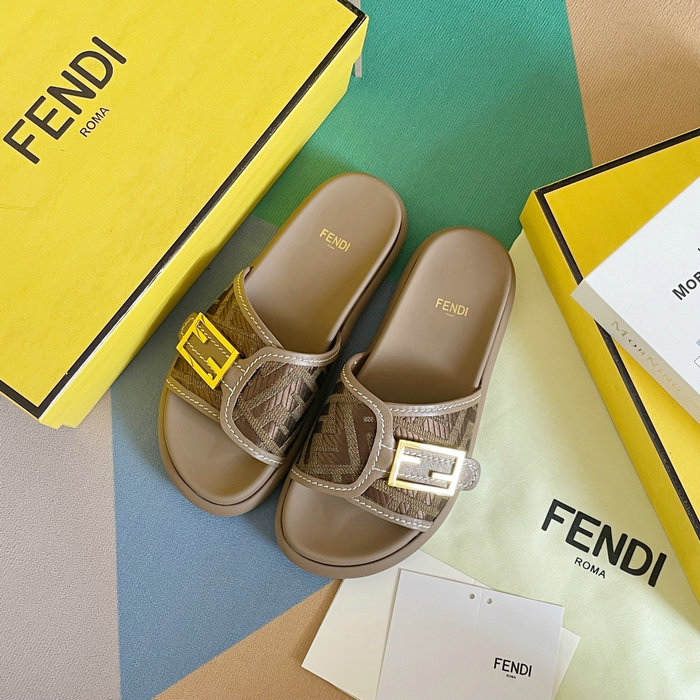 Fendi Feel fabric slides FS03173
