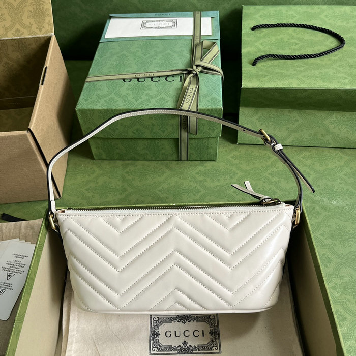 Gucci GG Marmont shoulder bag White 739166