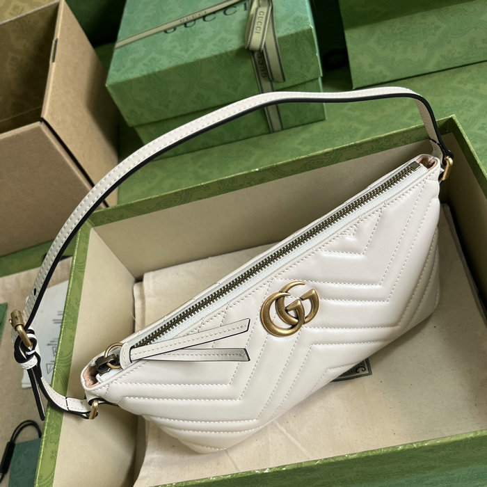 Gucci GG Marmont shoulder bag White 739166