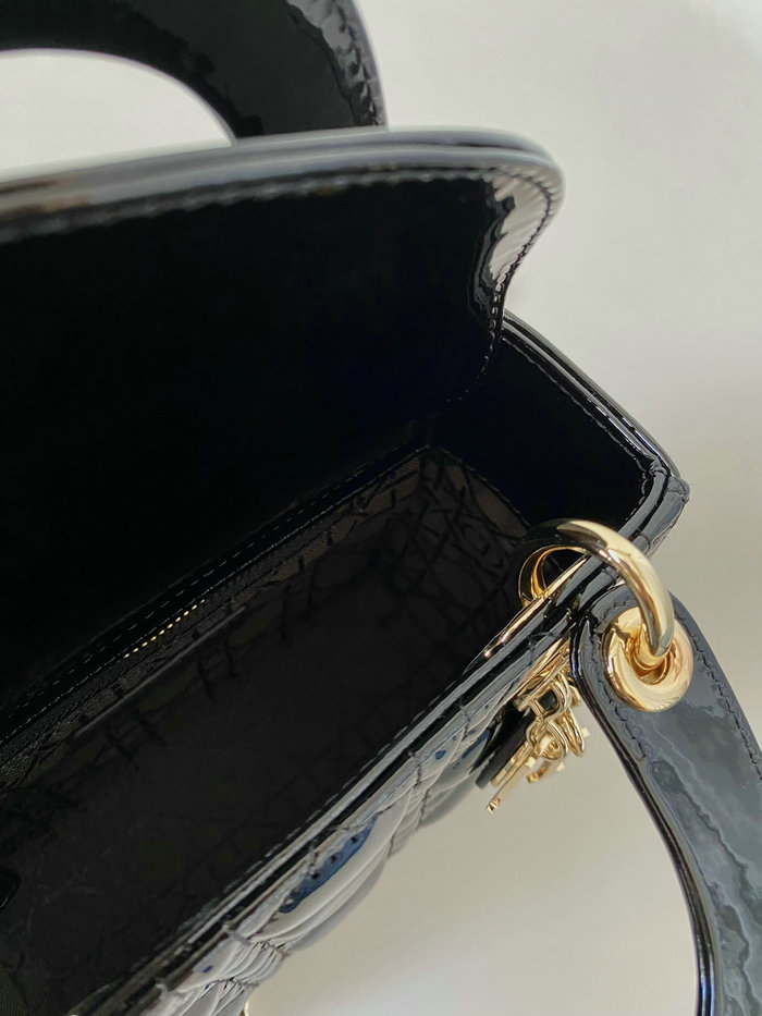 Mini Lady Dior Bag Black D5310