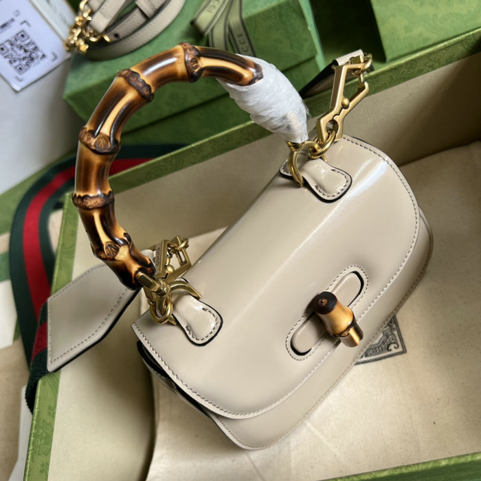 Gucci Bamboo 1947 mini top handle bag Oatmeal 686864