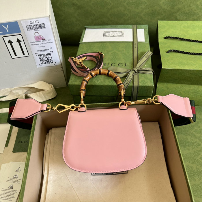 Gucci Bamboo 1947 mini top handle bag Pink 686864