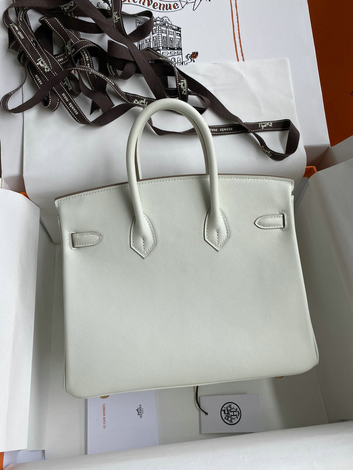 Hermes Swift Leather Birkin Bag Beton HB30192