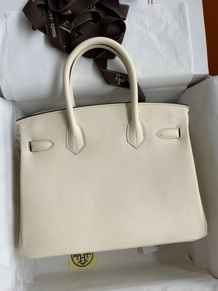 Hermes Swift Leather Birkin Bag Nata HB30192