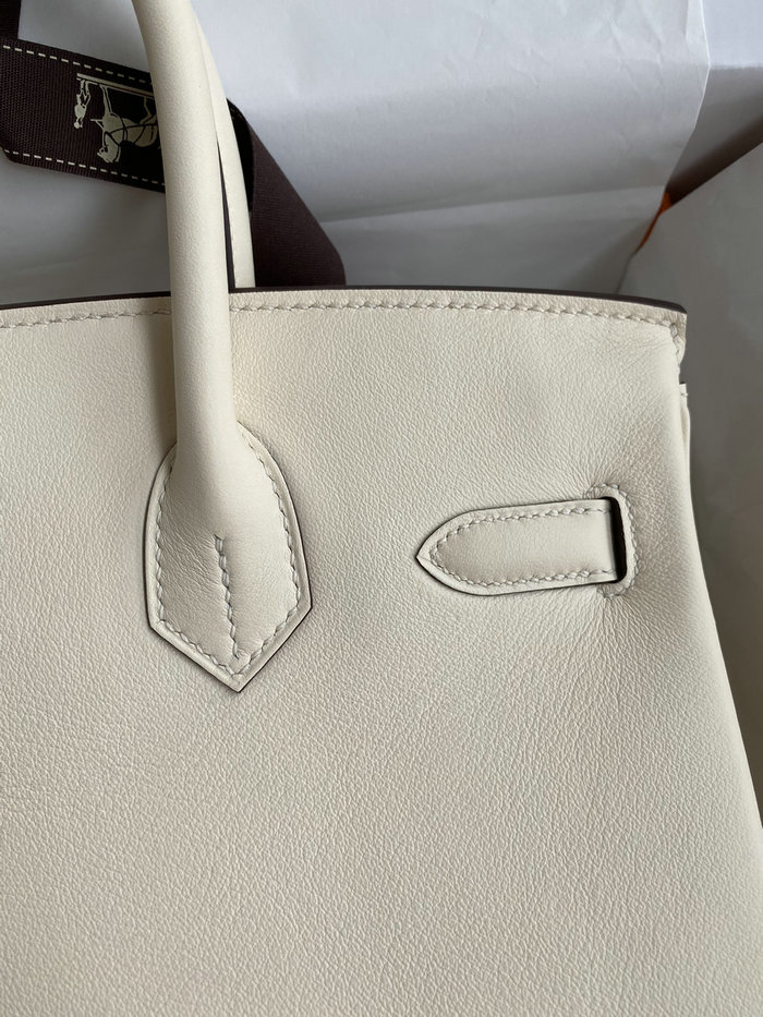 Hermes Swift Leather Birkin Bag Nata HB30192