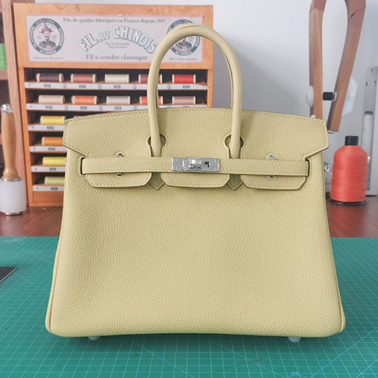 Hermes Togo Leather Birkin Bag Jaune poussin HB30191