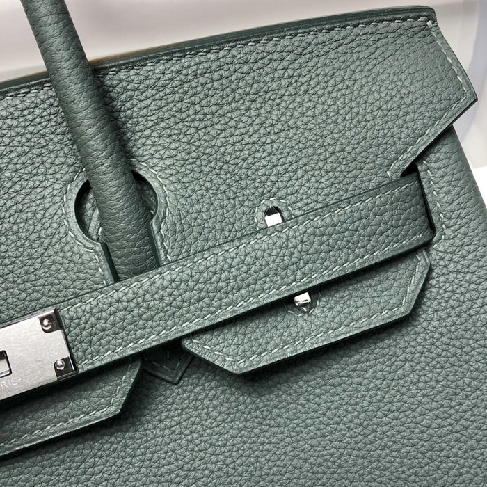 Hermes Togo Leather Birkin Bag Vert Amande HB30191