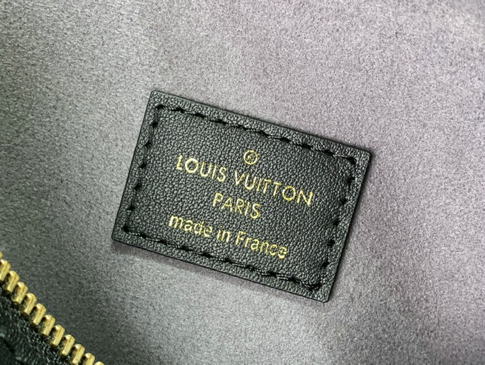 Louis Vuitton Leather Side Trunk Black M46358