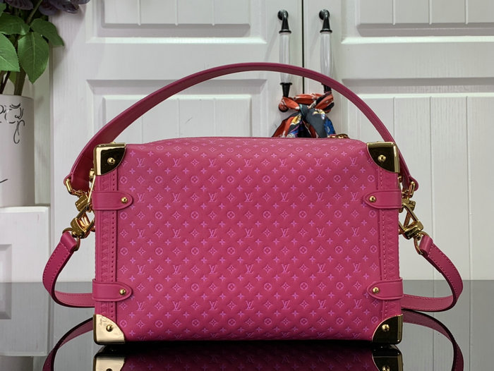 Louis Vuitton Leather Side Trunk Pink M46358