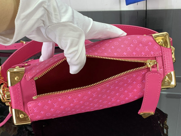 Louis Vuitton Leather Side Trunk Pink M46358