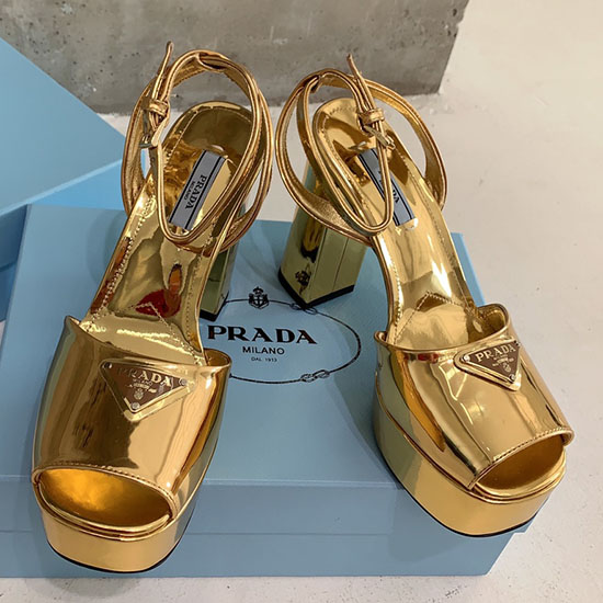 Prada Sandals Gold PS03235