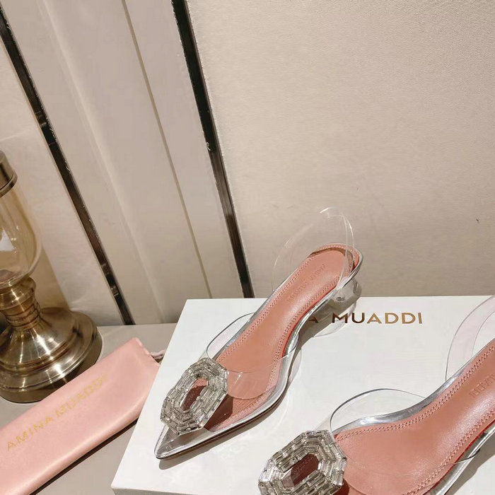Amina Muaddi 4.5cm Heel Sandals AM08