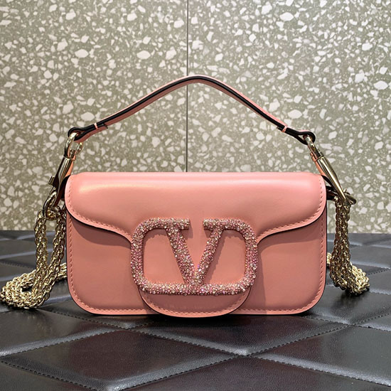 Valentino Garavani small Loco shoulder bag Pink V5031