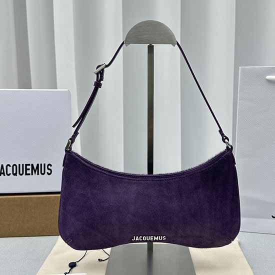 Jacquemus Le Bisou Horsehair shoulder bag Purple J2089