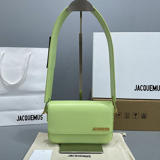 Jacquemus Le Carinu Logo-plaque Shoulder Bag Green J2038