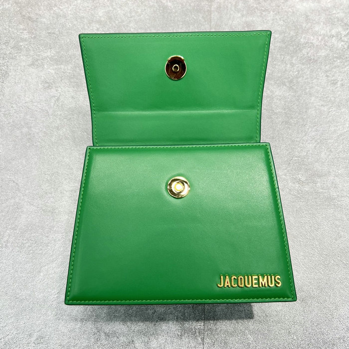 Jacquemus Le Chiquito Noeud Coiled Handbag Green J2023