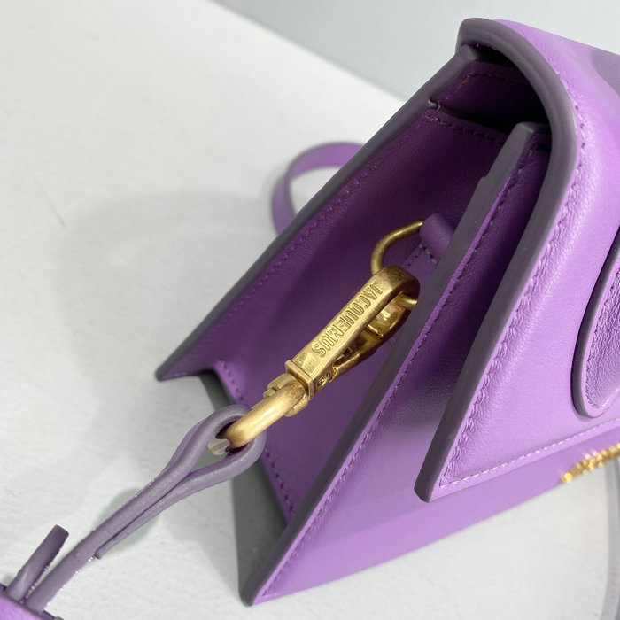 Jacquemus Le Chiquito Noeud Coiled Handbag Purple J2023
