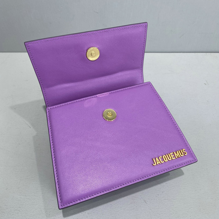 Jacquemus Le Chiquito Noeud Coiled Handbag Purple J2023