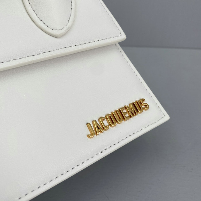 Jacquemus Le Chiquito Noeud Coiled Handbag White J2023