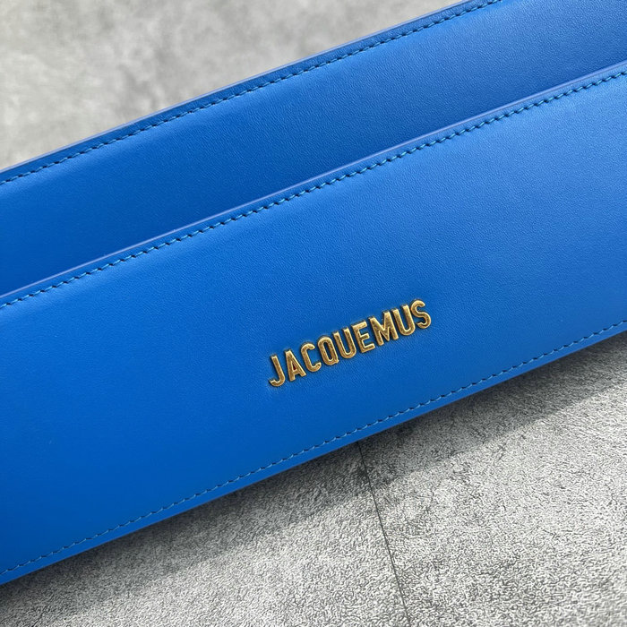Jacquemus Le Ciuciu Suede Calfskin Shoulder Bag Blue J2043