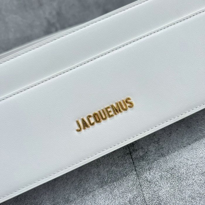 Jacquemus Le Ciuciu Suede Calfskin Shoulder Bag White J2043