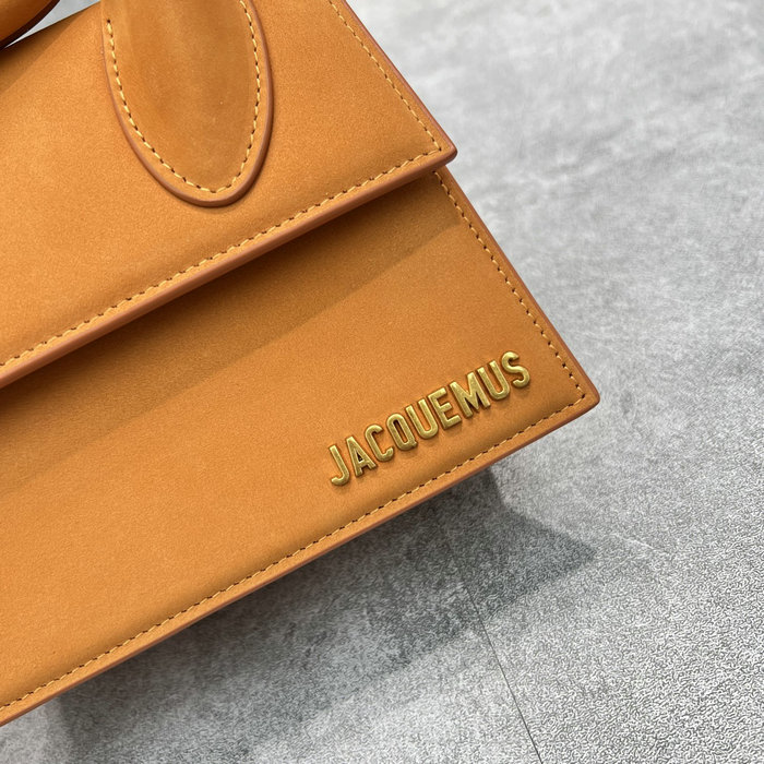 Jacquemus Suede Le Chiquito Noeud Coiled Handbag Orange J2023