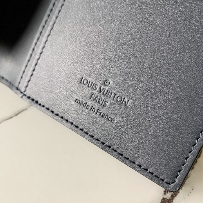 Louis Vuitton Brazza Wallet Blue M58192