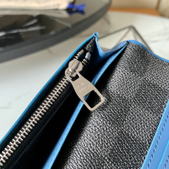 Louis Vuitton Brazza Wallet Blue N63254