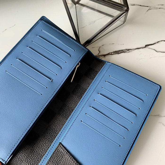 Louis Vuitton Brazza Wallet Blue N63254