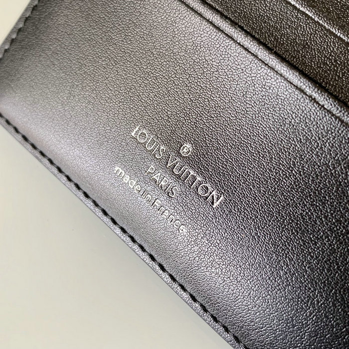 Louis Vuitton Leather Multiple Wallet Blue N60434