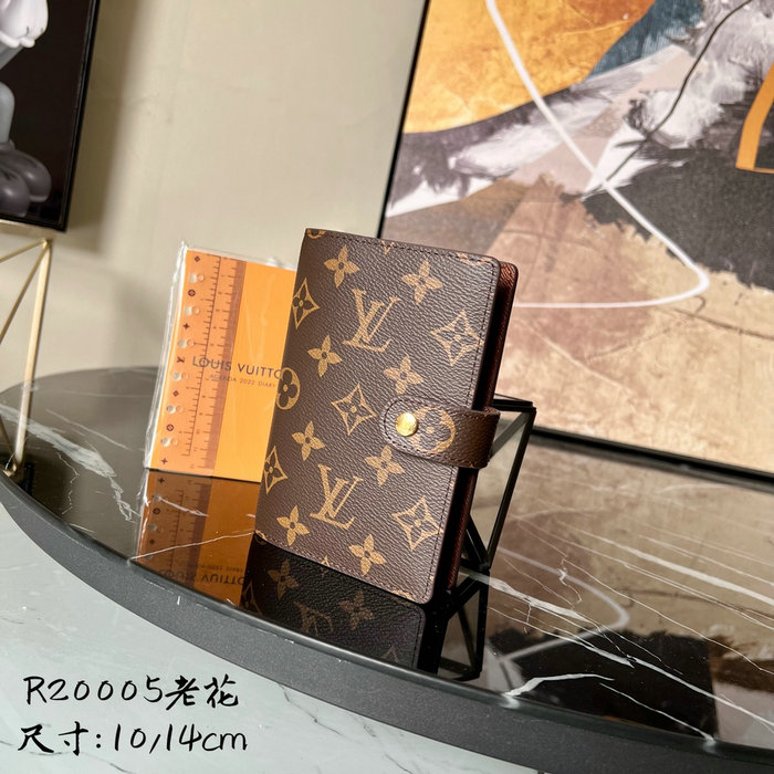 Louis Vuitton Monogram Canvas Small Ring Agenda Cover R20005