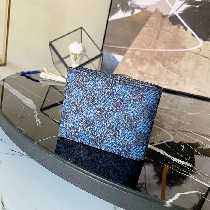 Louis Vuitton Multiple Wallet Blue N60434