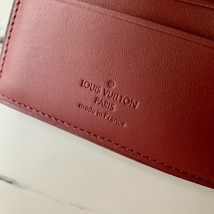Louis Vuitton Multiple Wallet Red N63260