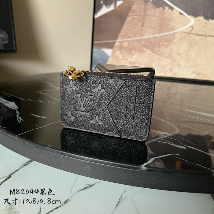 Louis Vuitton Romy Card Holder Black M82044