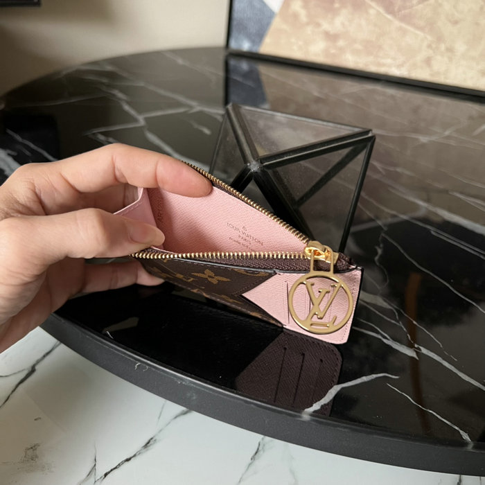 Louis Vuitton Romy Card Holder Pink M81881