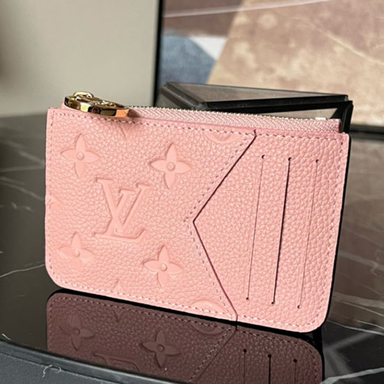 Louis Vuitton Romy Card Holder Pink M82044