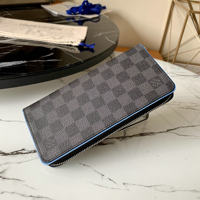 Louis Vuitton Zippy Wallet Blue N63304