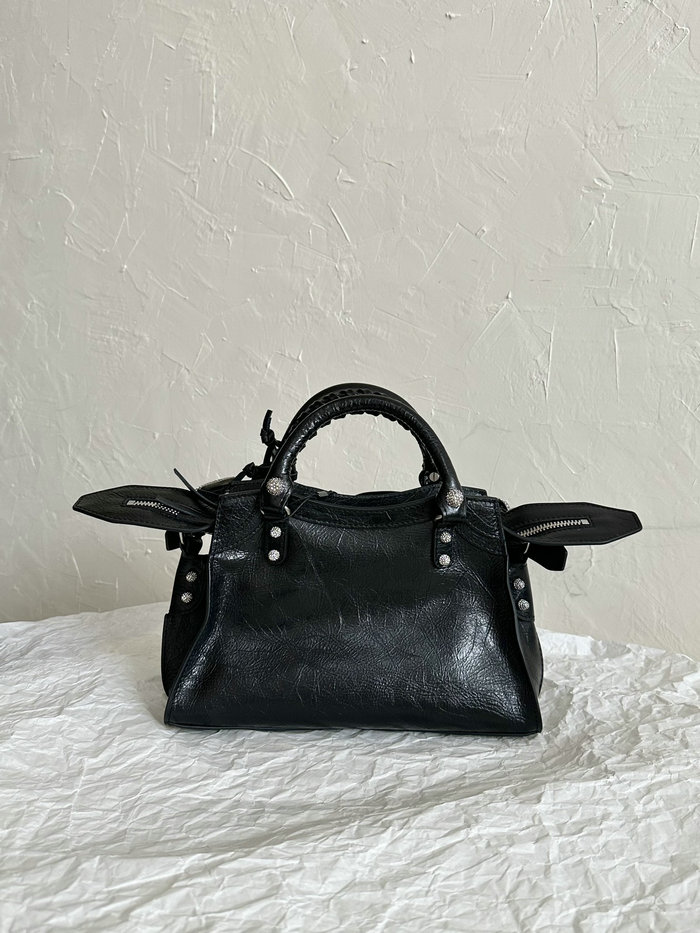 Balenciaga Leather Neo Classic City XS Tote Bag Black B700941